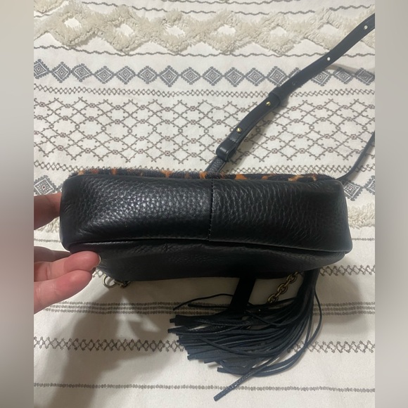 HOBO calf hair leather leopard printed crossbody purse. NWOT. - Picture 6 of 14